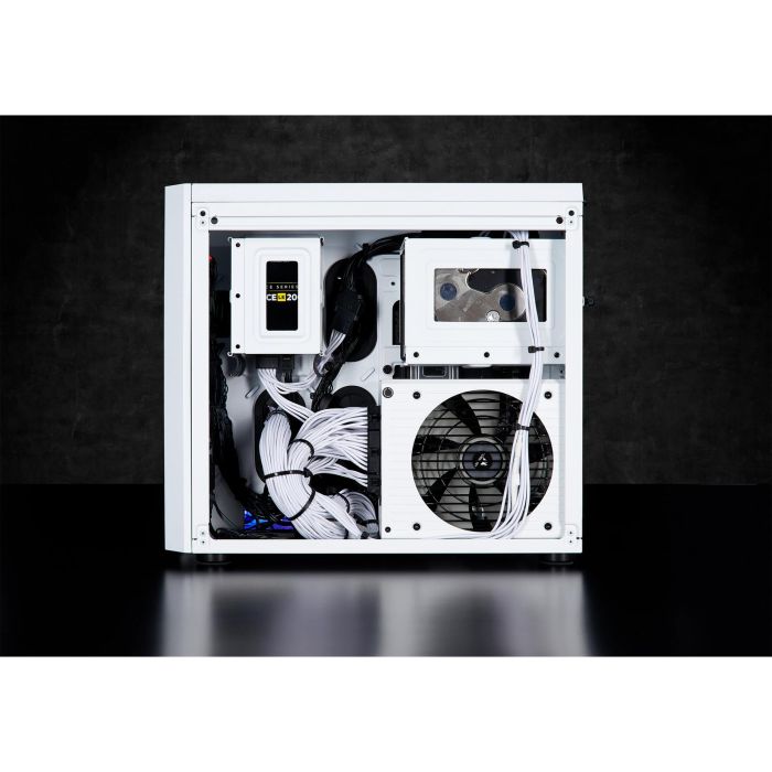 Corsair Torre PC Crystal Series 280X RGB con Ventana de Cristal Templado Blanca 15