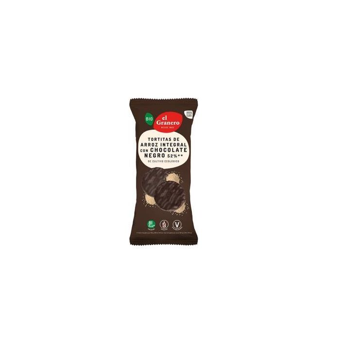 Tortitas De Arroz Con Chocolate Negro 100Gr. Bio