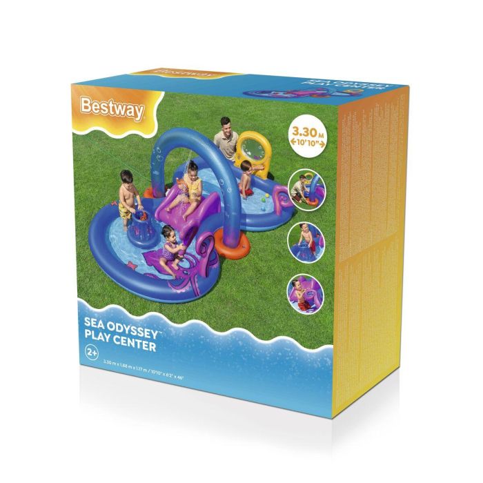 Bestway Piscina Hinchable Parque de Juegos Aventuras Mar 330x188x117 cm +2 Años Jardin 53167 1 Bestway Piscina Hinchable Parque de Juegos Aventuras Mar 330x188x117 cm +2 Años Jardin 53167 1