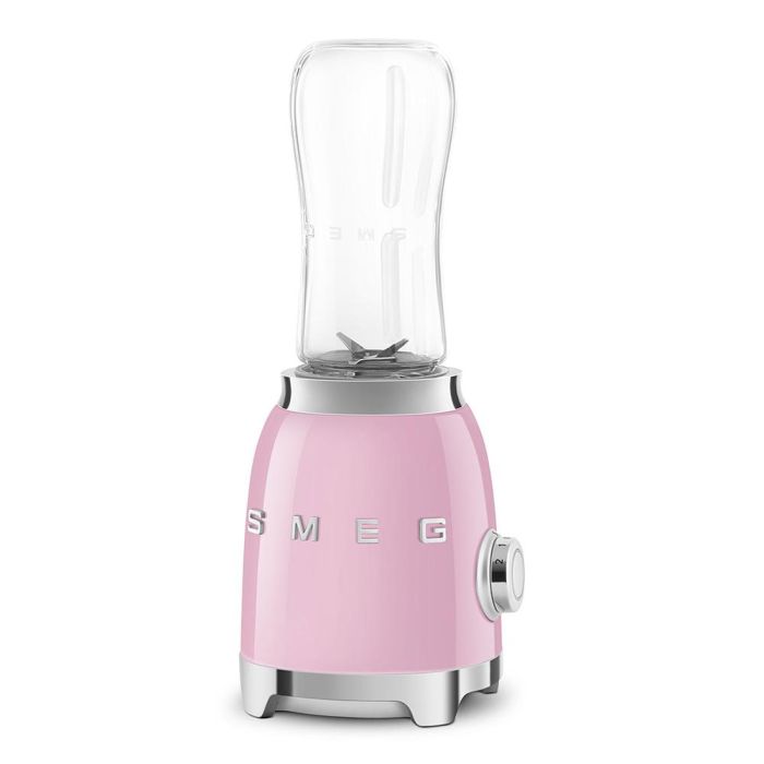 Smeg PBF01PKEU Batidora de Vaso de Cristal Estilo Años 50 Rosa 1