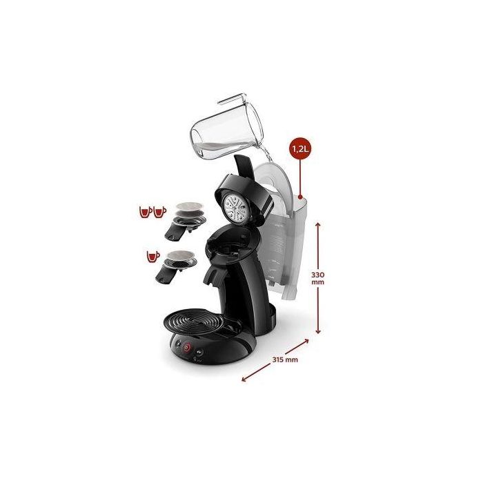 CAFETERA PHILIPS SENSEO ORIGINAL XL NEGRA - MONODOSIS - CREMA PLUS - DEPOSITO 1.2L - 1 BAR - PREPARA 2 TAZAS A LA VEZ - DESCONEXION AUTOMÁTICA 2 CAFETERA PHILIPS SENSEO ORIGINAL XL NEGRA - MONODOSIS - CREMA PLUS - DEPOSITO 1.2L - 1 BAR - PREPARA 2 TAZAS A LA VEZ - DESCONEXION AUTOMÁTICA 2