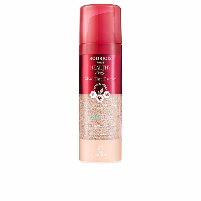 Bourjois HEALTHY MIX GLOW TINT ESSENCE Base de Maquillaje #01-Fair 30 ml Bourjois HEALTHY MIX GLOW TINT ESSENCE Base de Maquillaje #01-Fair 30 ml