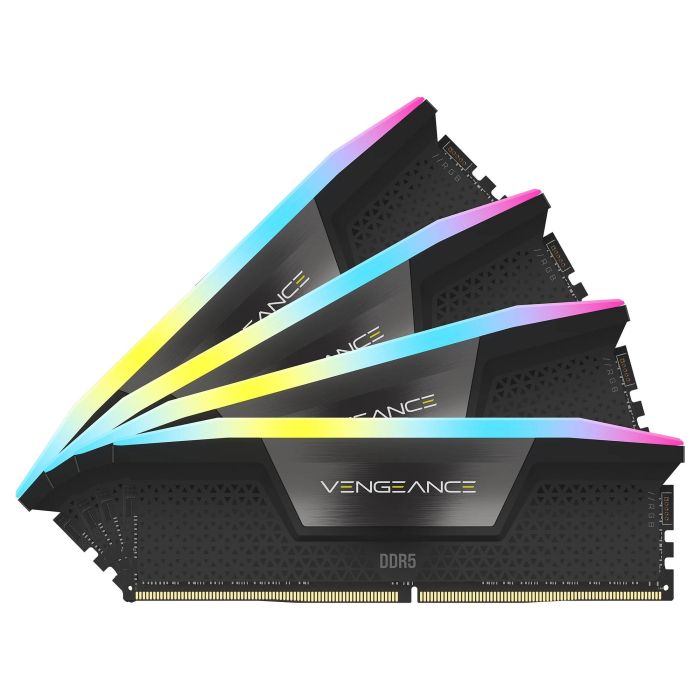 Corsair CMH128GX5M4B5600C40 Memoria RAM DDR5 128GB (4x32GB) 5600MHz CL40 Vengeance RGB para PC 3 Corsair CMH128GX5M4B5600C40 Memoria RAM DDR5 128GB (4x32GB) 5600MHz CL40 Vengeance RGB para PC 3