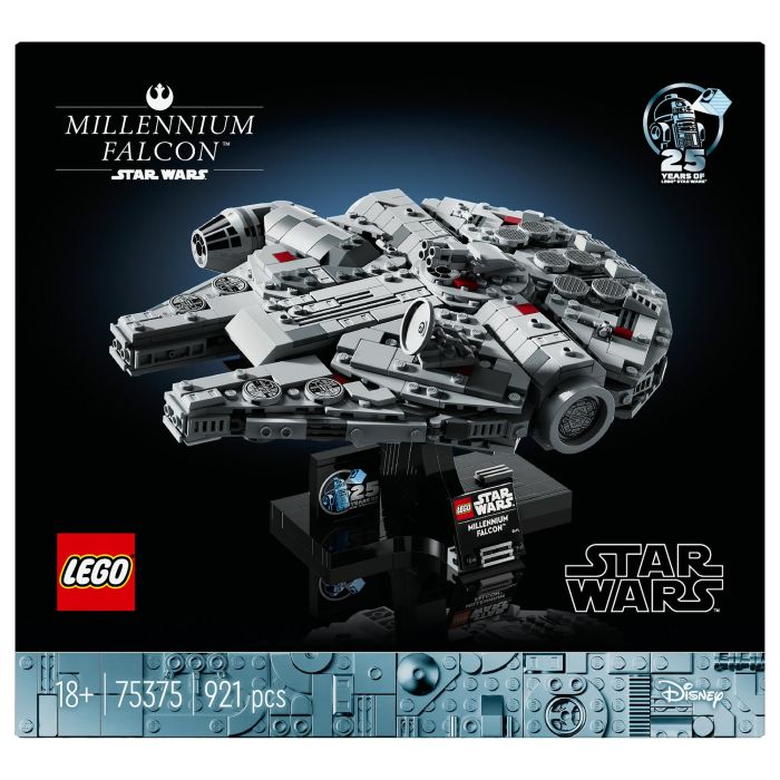 LEGO Star Wars Millennium Falcon 75375 Halcón Milenario Juego de Construcción 921 Piezas