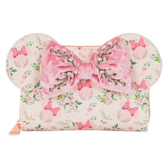 Cartera Floral Minnie Disney Loungefly 1