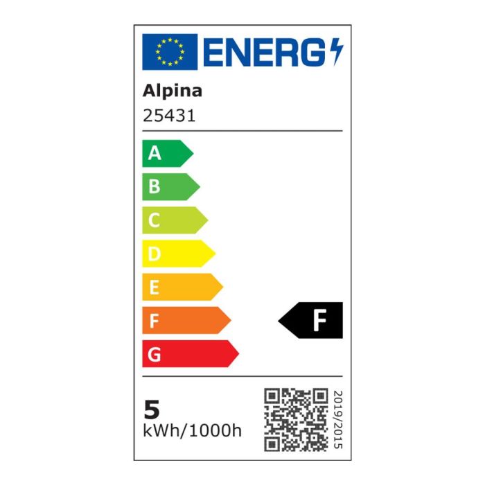 Alpina Bombilla Inteligente LED GU10 RGB Regulable Wi-Fi 4.9W (Eq. 50W) 470lm 2700-6500K Compatible Alexa Google Home 2 Alpina Bombilla Inteligente LED GU10 RGB Regulable Wi-Fi 4.9W (Eq. 50W) 470lm 2700-6500K Compatible Alexa Google Home 2