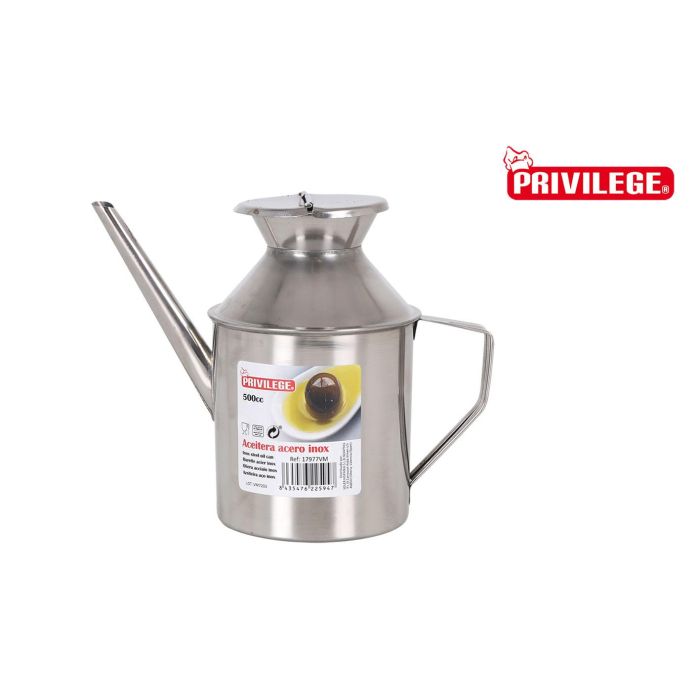 Quttin Aceitera Privilege Acero Inoxidable 500 cc (12 Unidades) Quttin Aceitera Privilege Acero Inoxidable 500 cc (12 Unidades)