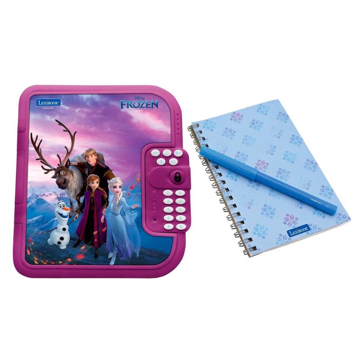 Lexibook Sd50Fz Diario Secreto Electrónico Frozen Disney con Código de 4 Dígitos, Graba Voz, 10 Melodías para Niños +6 Años 1 Lexibook Sd50Fz Diario Secreto Electrónico Frozen Disney con Código de 4 Dígitos, Graba Voz, 10 Melodías para Niños +6 Años 1
