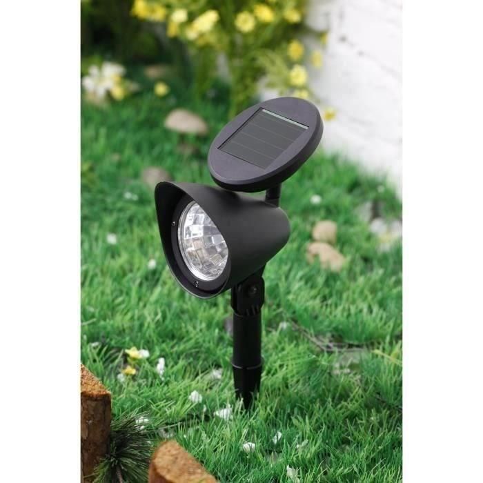 Proyector solar de plástico GALIX - Negro Proyector solar de plástico GALIX - Negro