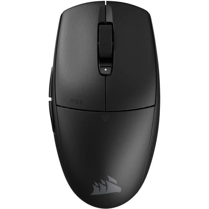 Ratón inalámbrico para juegos - CORSAIR - M55 Wireless - Negro, Simétrico Ratón inalámbrico para juegos - CORSAIR - M55 Wireless - Negro, Simétrico