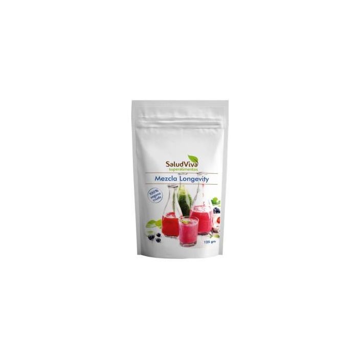 SALUD VIVA Longevity Batido Vegano de Zarzamora, Grosella, Kiwi, Arándanos y Pasiflora 125g