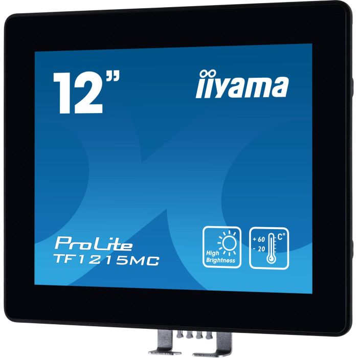 IIYAMA TF1215MC-B1 Monitor Táctil 12.1" M-Touch 4:3 HDMI+DP+VGA para POS y Retail 2