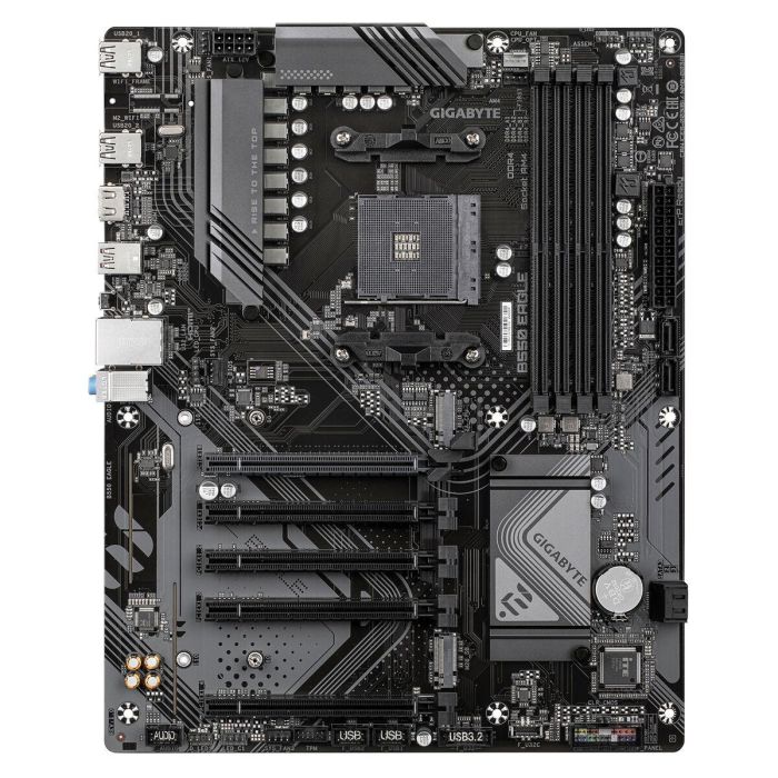 GIGABYTE B550 EAGLE Placa Base ATX AMD B550 Zócalo AM4 Ryzen 3000/4000/5000 DDR4 3200MHz PCIe 4.0 M.2 1GbE VRM 10+3+1 4 GIGABYTE B550 EAGLE Placa Base ATX AMD B550 Zócalo AM4 Ryzen 3000/4000/5000 DDR4 3200MHz PCIe 4.0 M.2 1GbE VRM 10+3+1 4