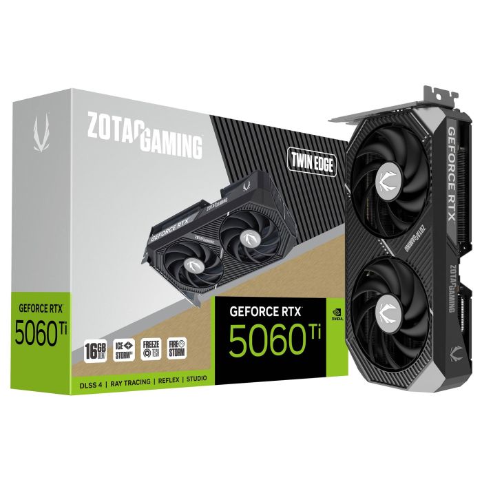 Zotac Tarjeta Gráfica GeForce RTX 5060 Ti Twin Edge 16GB GDDR7