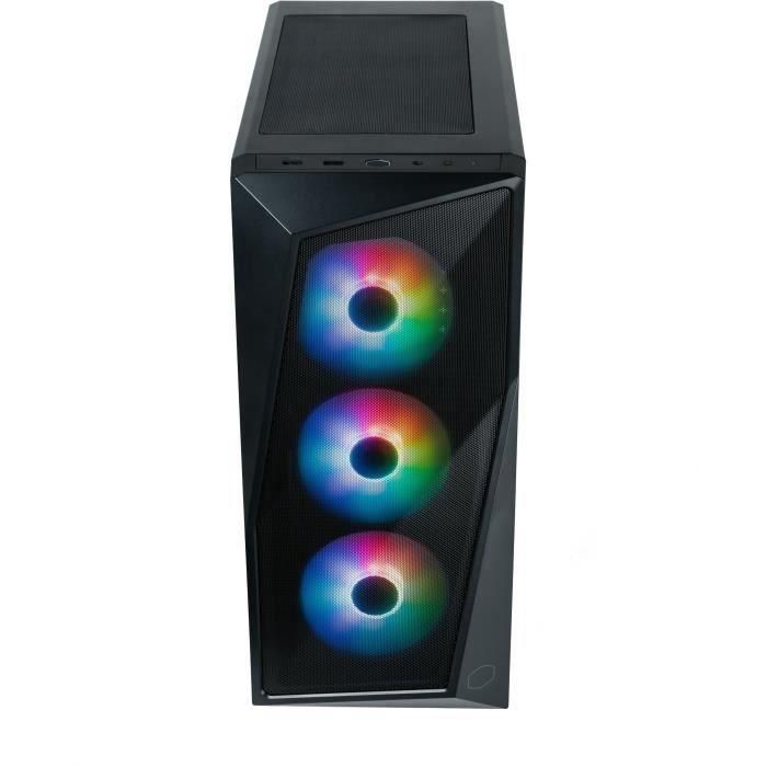 Cooler Master CMP 520 CP520-KGNN-S00 Midi Tower Negro con 3 Ventiladores 120mm, Vidrio Templado, Compatible con ATX 4
