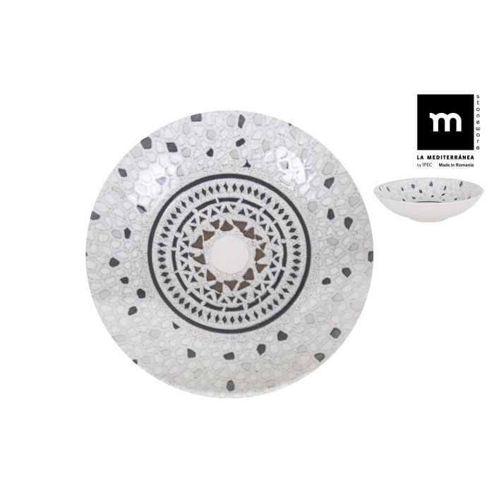 Plato Hondo Barroc Monaco Brillo 21 cm - La Mediterranea (12 Unidades) Plato Hondo Barroc Monaco Brillo 21 cm - La Mediterranea (12 Unidades)