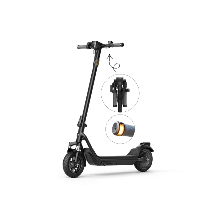 Niu KQi 100F Patinete Eléctrico Plegable con Suspensión, Negro - NIUKQI100FB 2 Niu KQi 100F Patinete Eléctrico Plegable con Suspensión, Negro - NIUKQI100FB 2