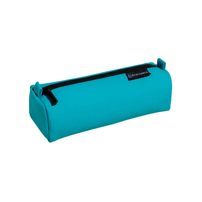 Exacompta Bolso Portatodo Titanium, Forma Semi Redonda 22x8.5x7 cm, PU Soft Touch Lavable, Colores Surtidos