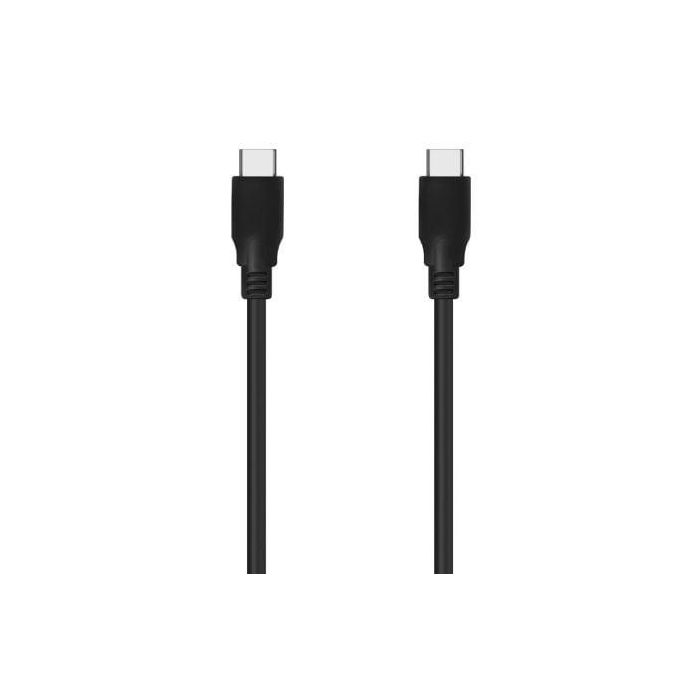 Cable USB 3.2 Tipo-C Aisens A107-0701 20GBPS 5A 100W/ USB Tipo-C Macho - USB Tipo-C Macho/ Hasta 100W/ 2500Mbps/ 60cm/ Negro Cable USB 3.2 Tipo-C Aisens A107-0701 20GBPS 5A 100W/ USB Tipo-C Macho - USB Tipo-C Macho/ Hasta 100W/ 2500Mbps/ 60cm/ Negro