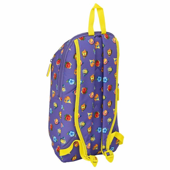 Mochila Infantil SuperThings Guardians of Kazoom Mini Morado Amarillo (22 x 39 x 10 cm) 1