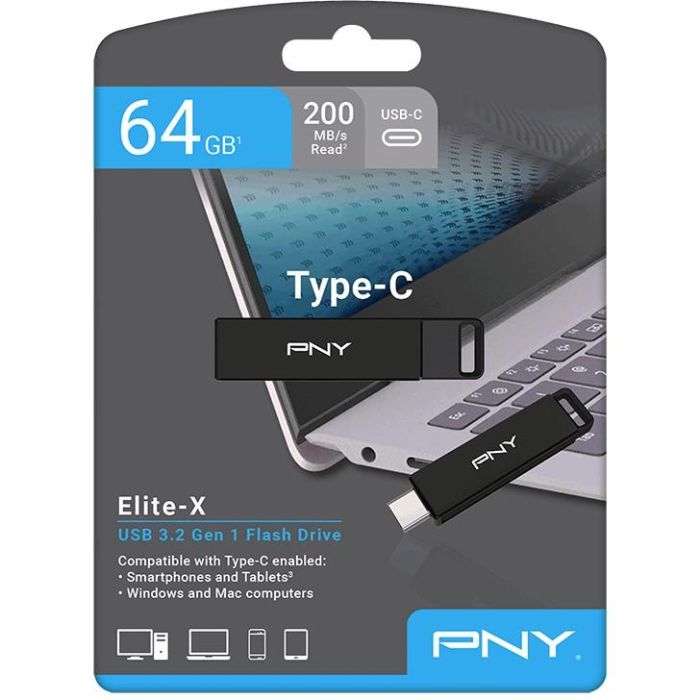 STICK 64GB PNY Elite X USB 3.2 Typ C retail retail 5