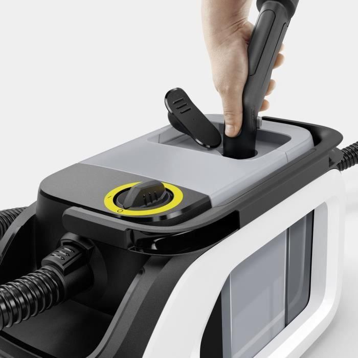 Quitamanchas compacto Karcher SE 3 - Limpieza profunda - 500 W - Depósito de 1,7 L - Accesorios incluidos 1 Quitamanchas compacto Karcher SE 3 - Limpieza profunda - 500 W - Depósito de 1,7 L - Accesorios incluidos 1