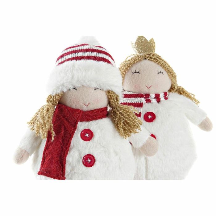 Figura Navidad Tradicional DKD Home Decor Rojo Blanco 11 x 28 x 17 cm (2 Unidades) 2 Figura Navidad Tradicional DKD Home Decor Rojo Blanco 11 x 28 x 17 cm (2 Unidades) 2