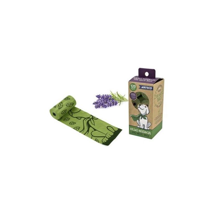 Nayeco Bolsas Higiénicas de Lavanda, Caja de 8 Rollos