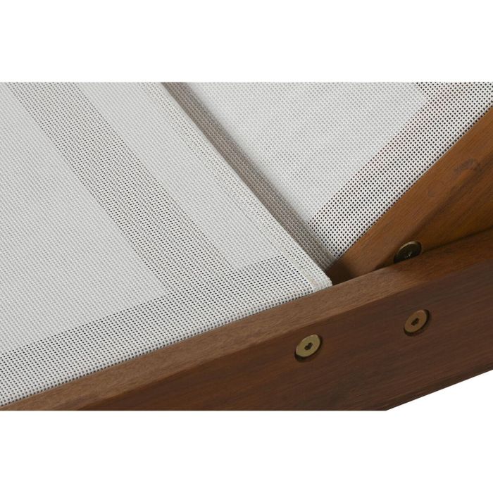 Tumbona Home ESPRIT Blanco Marrón 187 x 65 x 81 cm 2 Tumbona Home ESPRIT Blanco Marrón 187 x 65 x 81 cm 2