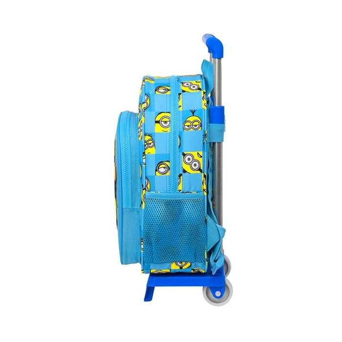 Mochila Escolar con Ruedas Minions Minionstatic Azul (26 x 34 x 11 cm) 5