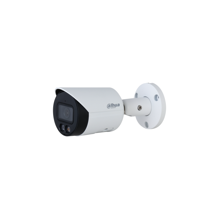 (DH-IPC-HFW2449SP-S-IL-0280B) DAHUA CÁMARA IP BULLET LITE WIZSENSE SERIE 2 4MP CON INTELIGENCIA ARTIFICIAL FULL-COLOR PAL LED IR &amp; LUZ BLANCA 2.8MM 2ª GEN POE