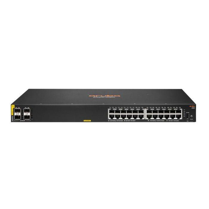 Hewlett Packard Enterprise Aruba CX 6100 24G PoE+ 370W Switch de Acceso L2 Gestionado con 4 SFP+ 10GbE Uplinks 0 Hewlett Packard Enterprise Aruba CX 6100 24G PoE+ 370W Switch de Acceso L2 Gestionado con 4 SFP+ 10GbE Uplinks 0