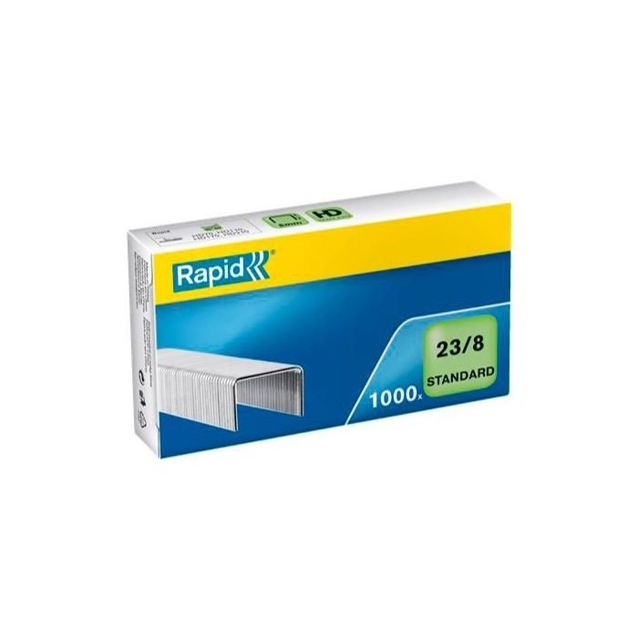 Rapid Grapas Estándar 23-8 gralvanizadas -Caja De 1000- Rapid Grapas Estándar 23-8 gralvanizadas -Caja De 1000-