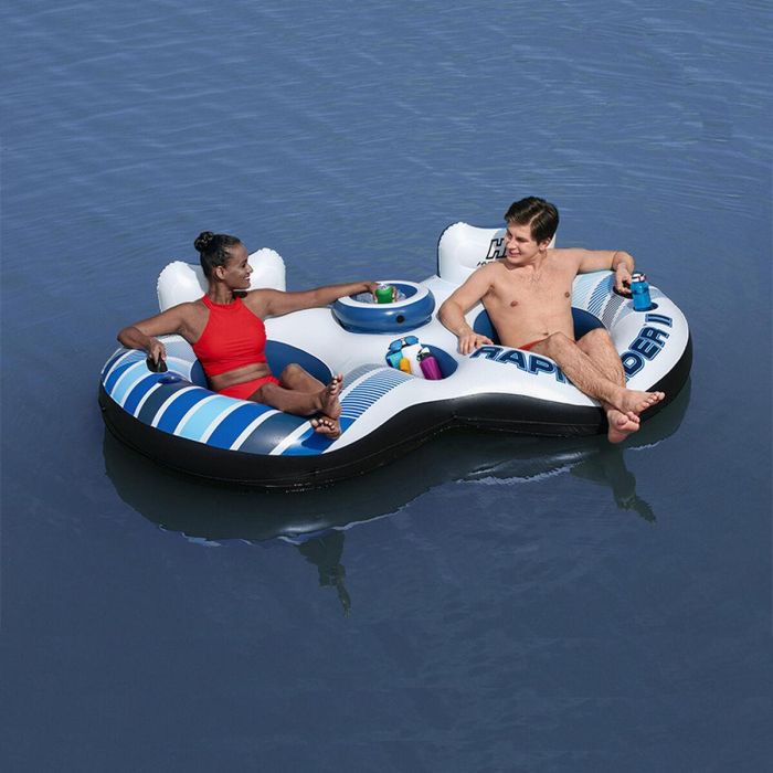 Bestway Rueda Doble Hinchable con Asas Rapid Rider 251x132 cm Playa y Piscina 43113 8