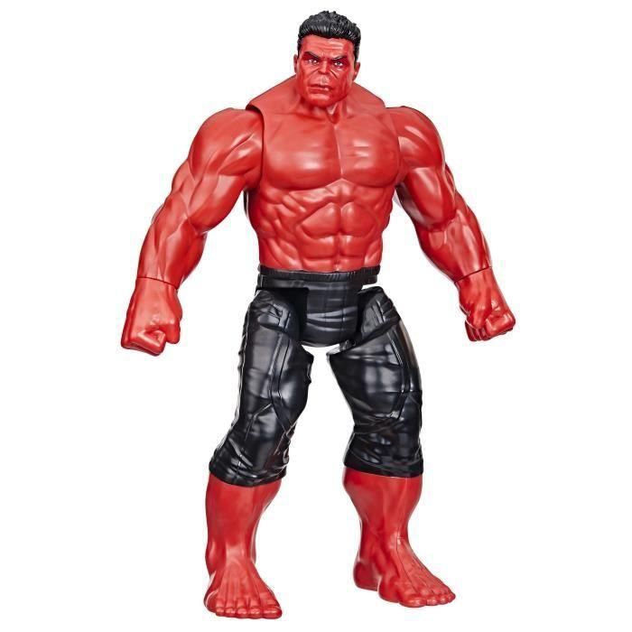 Marvel Studios Capitán América Brave New World Titan Hero Series, figura de lujo de Red Hulk 1