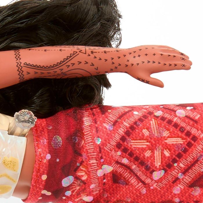 Mattel Muñeca Princesa Vaiana Nadadora JFF09 Disney Princess con Cambio de Color Inspirada en Vaiana 2 3