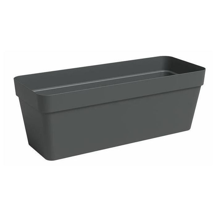 Artevasi 5600442837360 Jardinera Plástico Rectangular Antracita L49,9xP20xH18,1cm Artevasi 5600442837360 Jardinera Plástico Rectangular Antracita L49,9xP20xH18,1cm