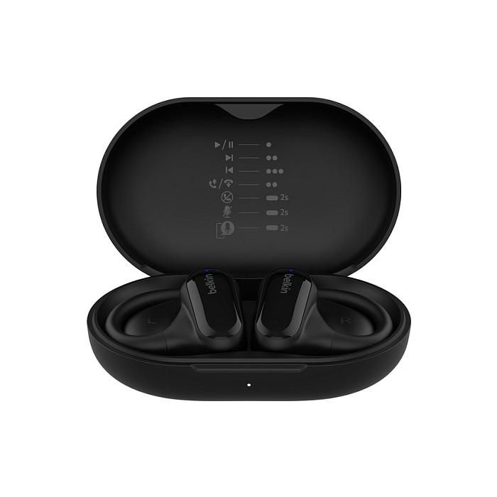 Belkin SoundForm ClearFit Auriculares Inalámbricos True Wireless Stereo Negro para Llamadas, Música, Deporte y Uso Diario IPX5 Bluetooth 5.3