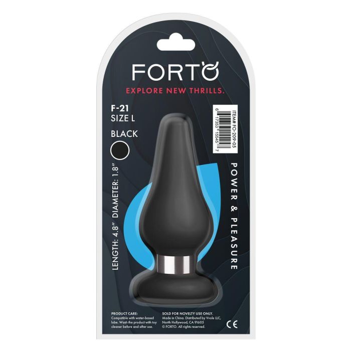Plug Anal Forto Negro 2 Plug Anal Forto Negro 2