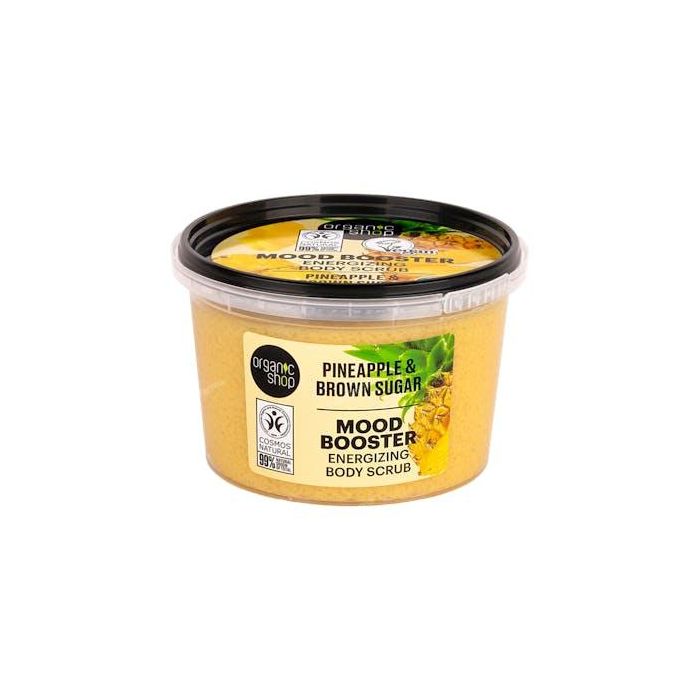 Exfoliante Corporal Energizante Con Piña Y Azucar Moreno «Mood Booster», 250 Ml Exfoliante Corporal Energizante Con Piña Y Azucar Moreno «Mood Booster», 250 Ml