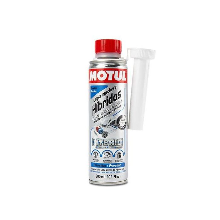 Motul MTL110906 Limpia Inyectores Híbrido Aditivo Gasolina para Vehículos HEV PHEV - Mantenimiento Sistema Inyección, Reduce Consumo y Emisiones