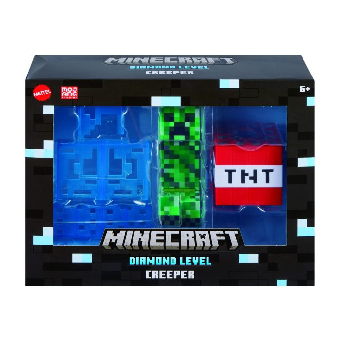 Figura Mattel Minecraft Diamond Level Creeper 2 Figura Mattel Minecraft Diamond Level Creeper 2