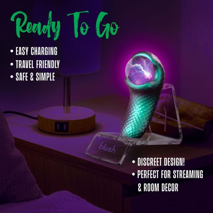Vibrador anal Blush Temptasia Azul 11 Vibrador anal Blush Temptasia Azul 11