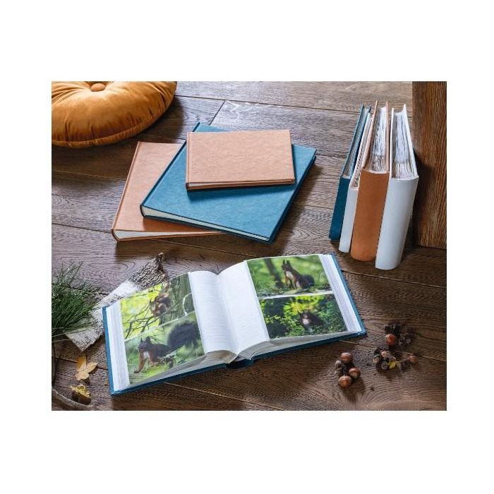 Hama Wrinkled Buchalbum 24x17 36 weie Seiten. braun 7614 4 Hama Wrinkled Buchalbum 24x17 36 weie Seiten. braun 7614 4