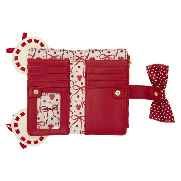 Loungefly Cartera Rocks the Dots Coquette Minnie Mouse Disney