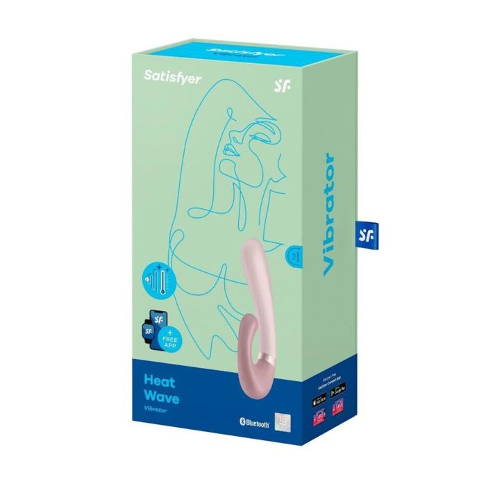 Satisfyer Heat wave vibrador rosa con app