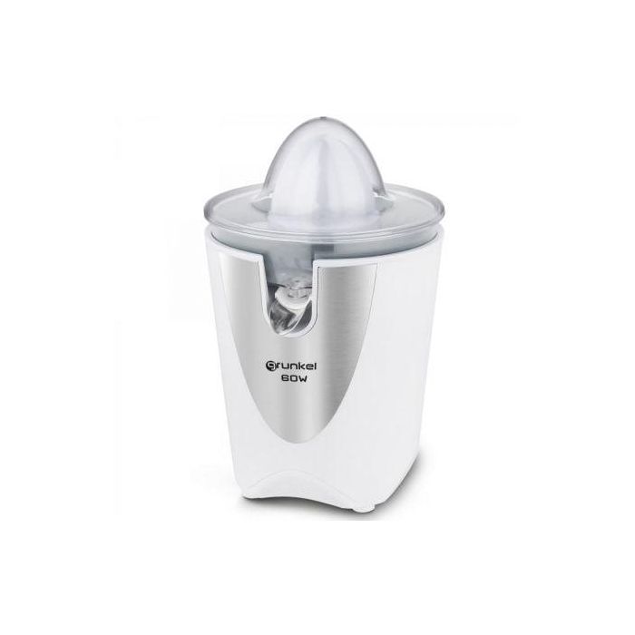 Grunkel XP-VC60B Exprimidor de Cítricos 60W, 0.5L, Rotación Bidireccional, Antigoteo, Acero Inoxidable, Piezas Lavavajillas, Blanco 0 Grunkel XP-VC60B Exprimidor de Cítricos 60W, 0.5L, Rotación Bidireccional, Antigoteo, Acero Inoxidable, Piezas Lavavajillas, Blanco 0