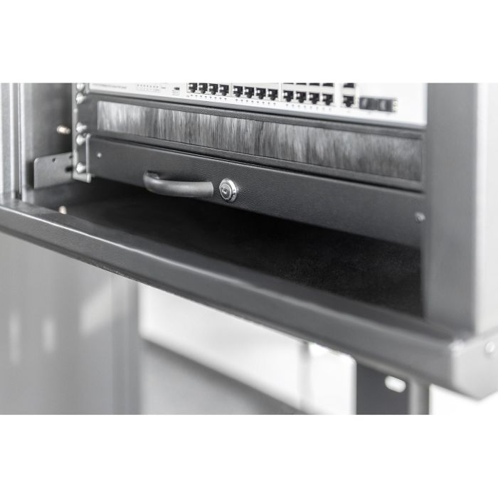DIGITUS Schublade 1HE 483mm schwarz abschließbar 1 DIGITUS Schublade 1HE 483mm schwarz abschließbar 1
