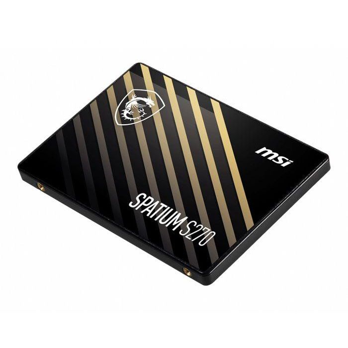 MSI Spatium S270 Disco Duro Interno SSD 240GB 2.5" SATA III para PC y Portátil, Velocidad de Escritura 400 MB/s, 3D NAND 2 MSI Spatium S270 Disco Duro Interno SSD 240GB 2.5" SATA III para PC y Portátil, Velocidad de Escritura 400 MB/s, 3D NAND 2