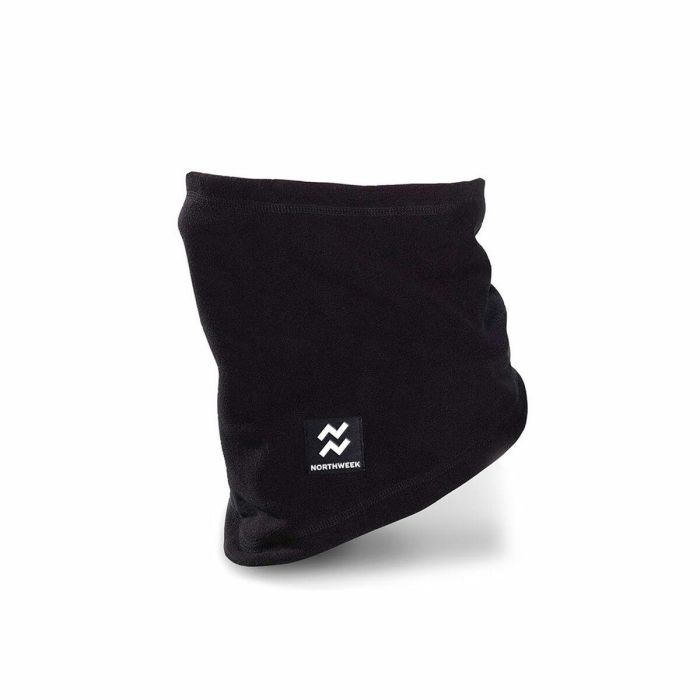 Northweek Calentador de Cuello Térmico Micropolar para Protección Frío Viento Nieve Negro Talla Única 1 Unidad